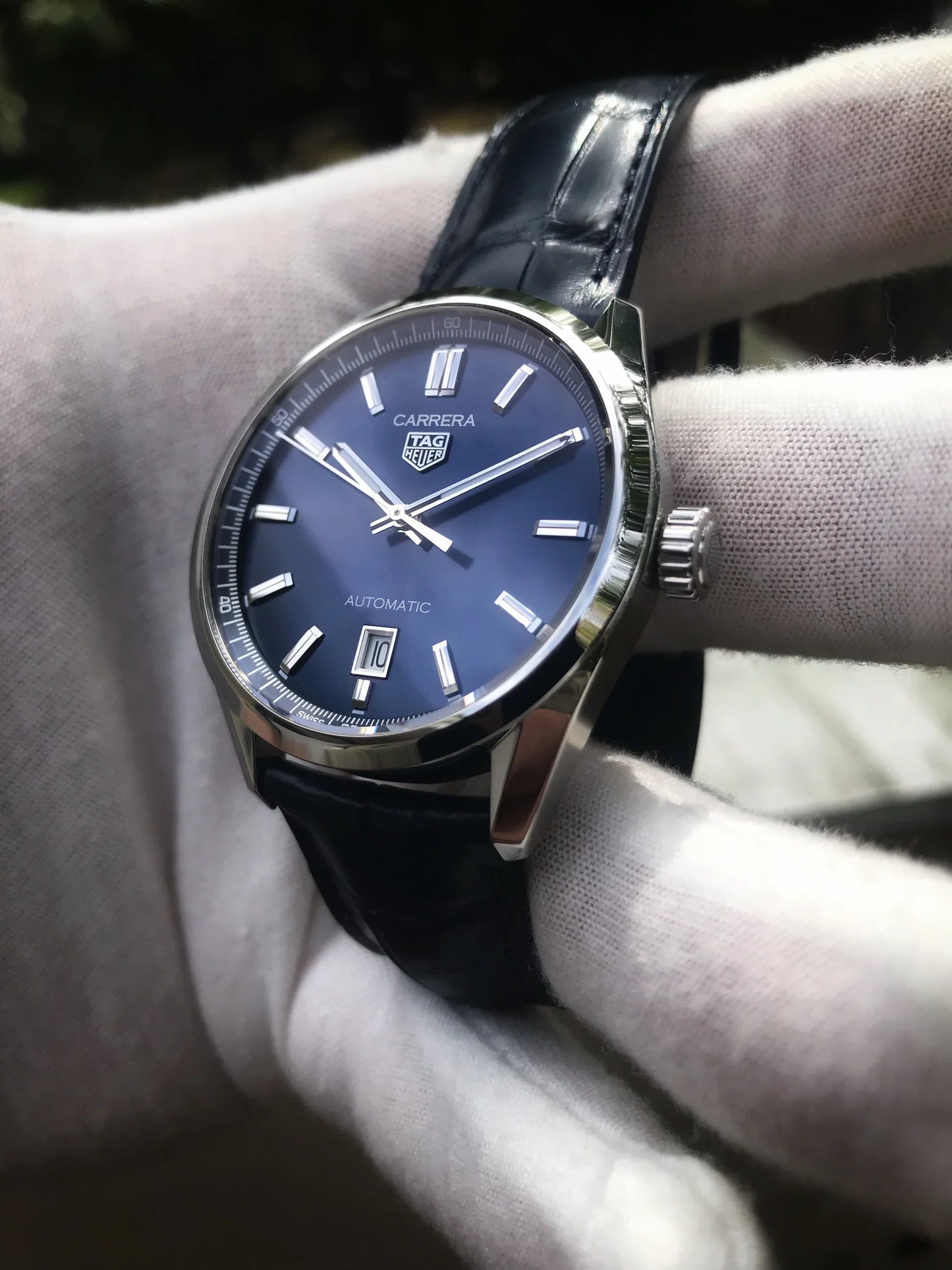 New Tag Heuer Carrera Calibre 5 39mm Automatic Blue Men's Watch WBN2112.FC6504