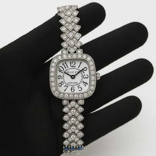 Gucci New Analog Women Luxury Watch.