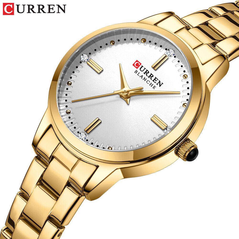 Curren Original Brand Stainless Stell Band Wrist Watch For Women .