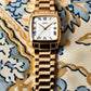 IEKE Dore Fond Blanc Watch For Women.