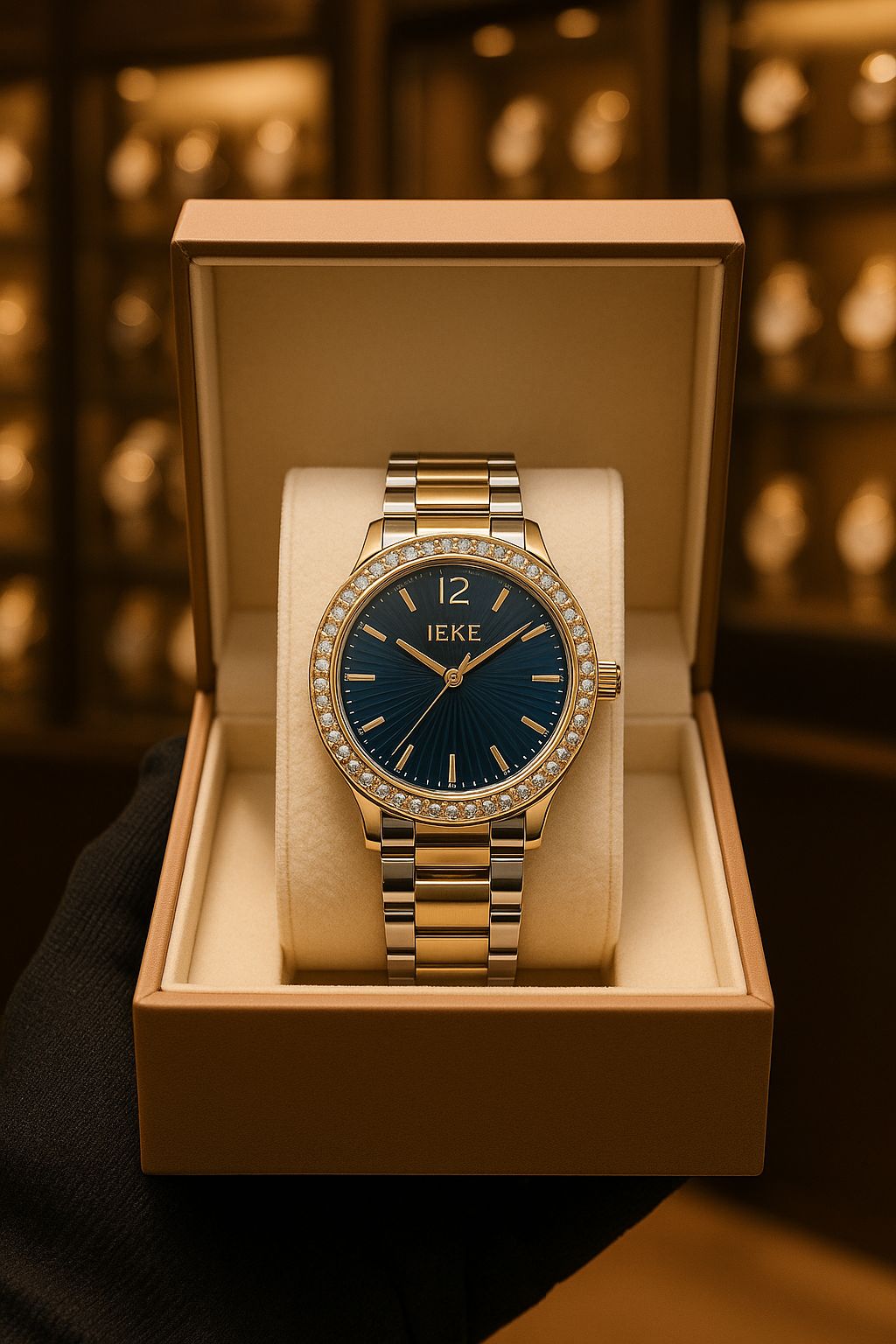 Quadrante Watch Gold And Silver Color-IEKE Watch.