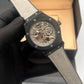 Hublot Classic Fusion Aerofusion Titanium automatic watch with skeleton dial, rubber and leather strap 45 mm